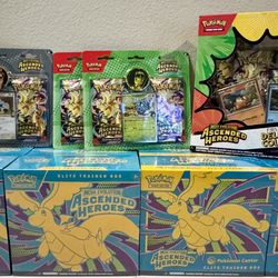 Pokemon- Ascended Heroes- ETBs, Deluxe Collection And Blisters