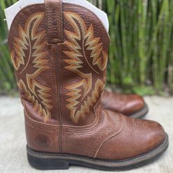Justin Soft Toe Work Boots, Sz 9.5D Men’s..Oil resistant..Located west roseville..