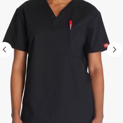 dickies one pocket scrub top 