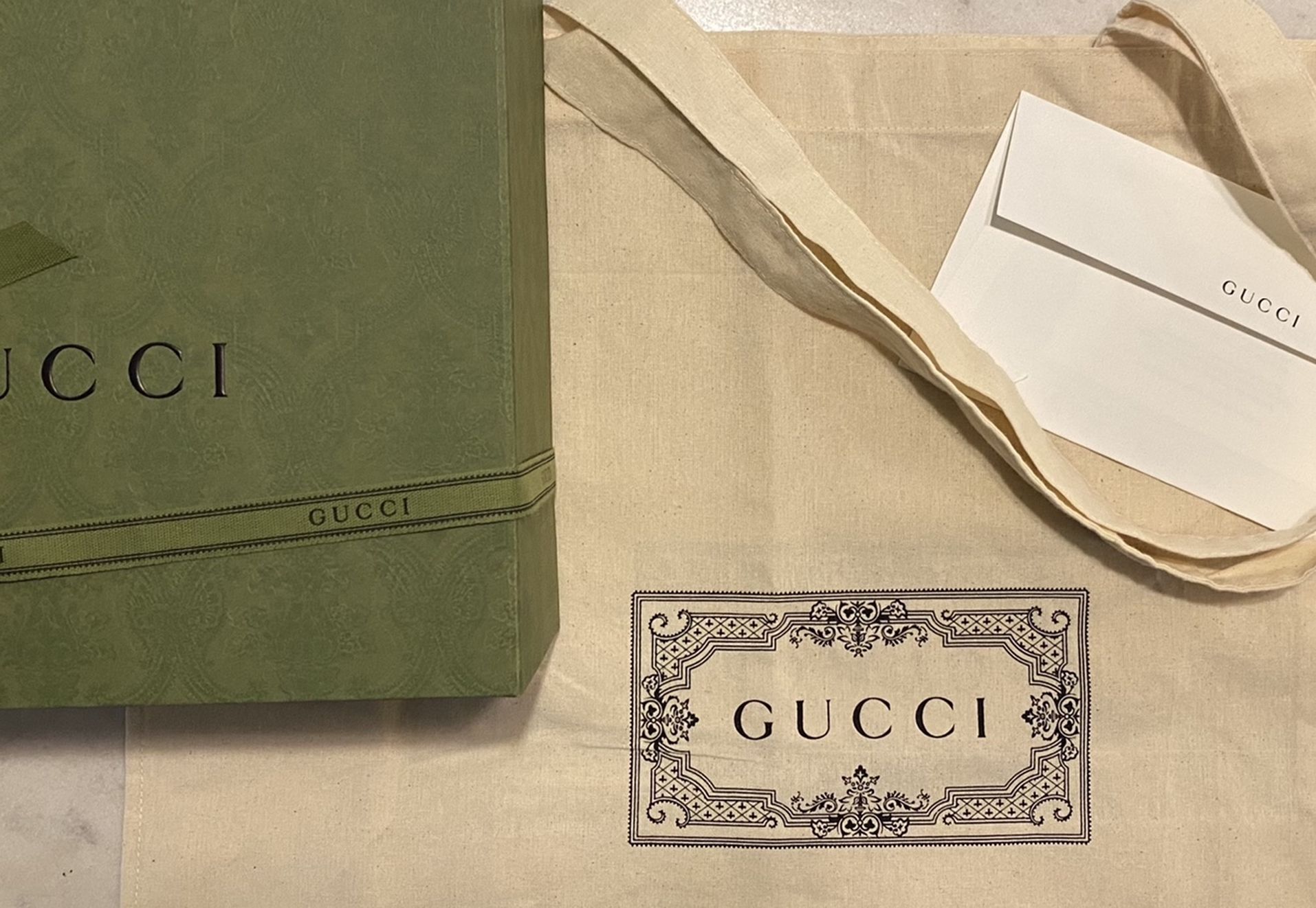 Authentic Gucci Canvas Tote Bag Brand new