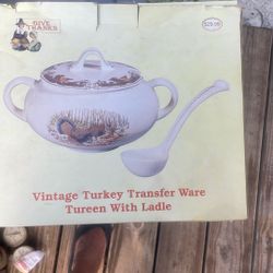 Vintage turkey transfer wear