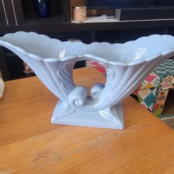 💥Vintage Abingdon USA Double Cornucopia Planter Mid Century Modern