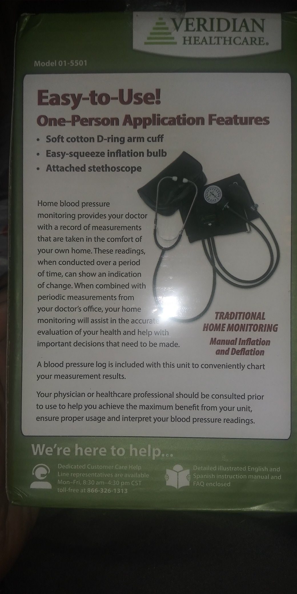 Self Taking blood pressure kit