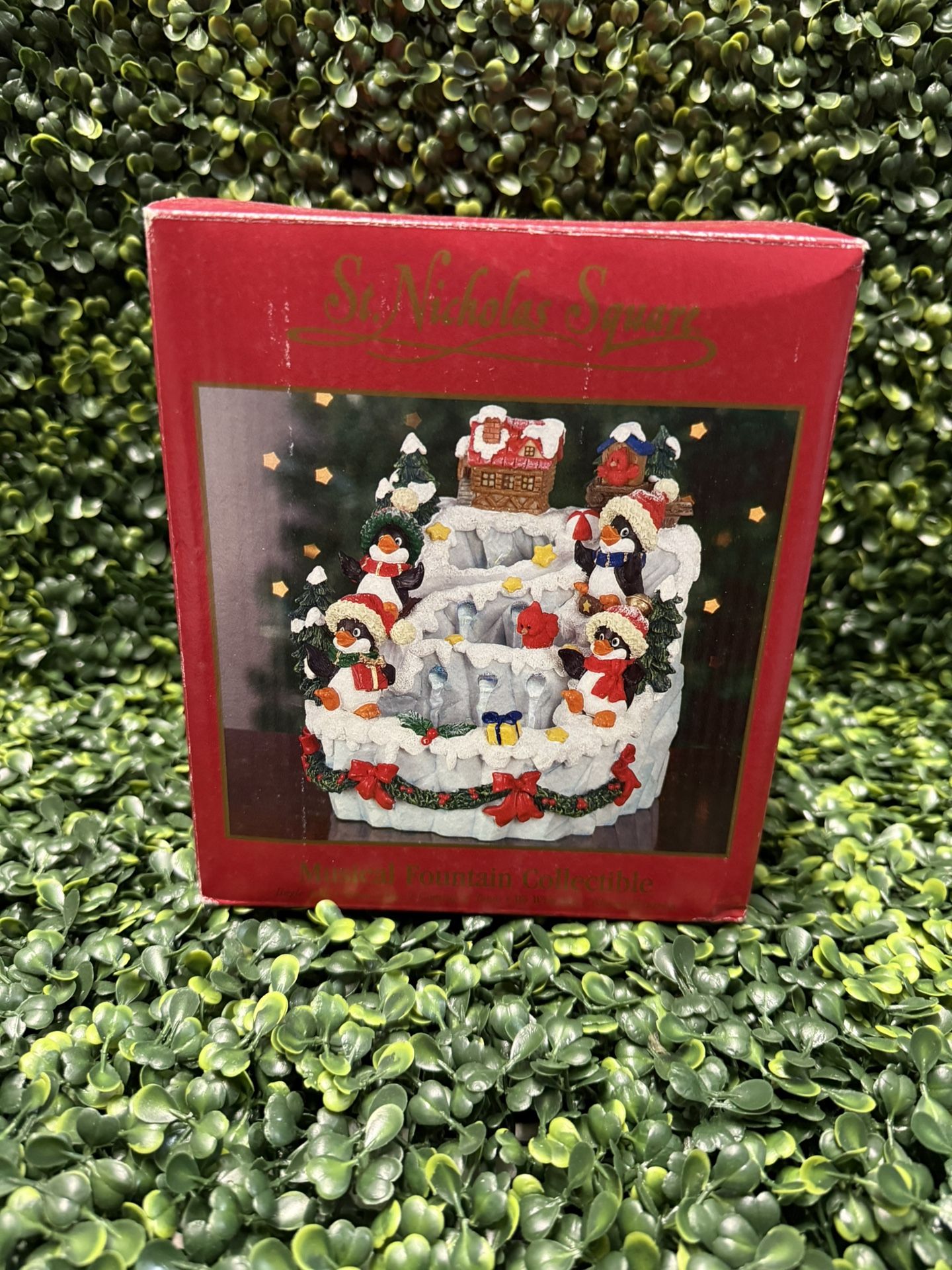 Penguin Musical Fountain - St. Nicholas Square Collectible