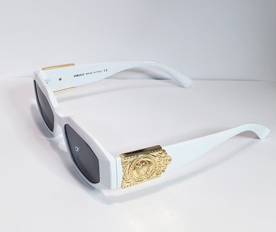 White Statement Medusa Fancy Unisex Sunglasses