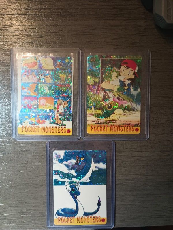 Pokemon Pocket Monster Vintage Holo Prism