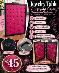 Jewelry Table Top Case Holers