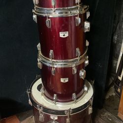 Vintage 80’s Japanese Tama SwingStar Drum Set Shells