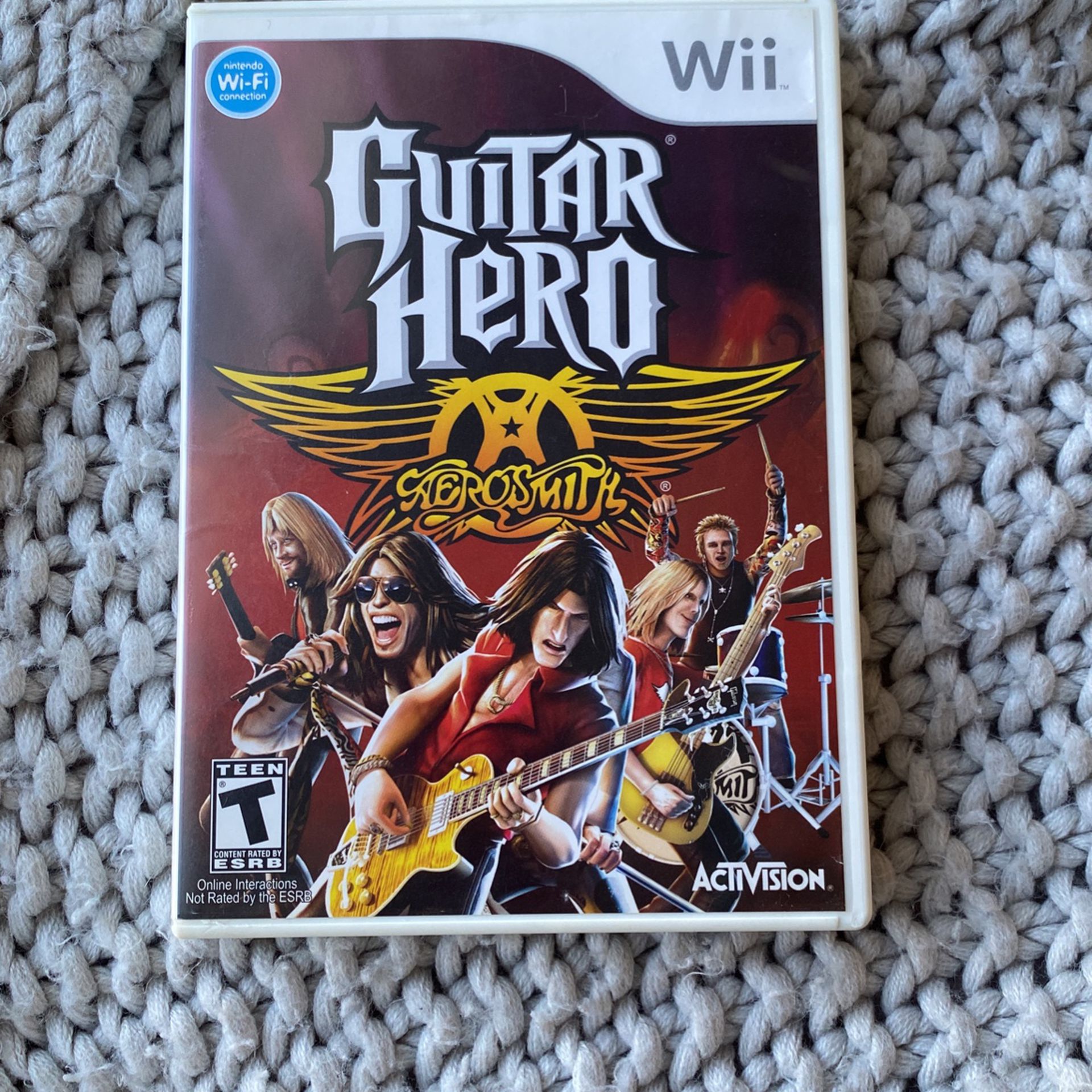 Wii Guitar Hero Aerosmith 