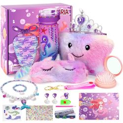 Jenria Girls Toys Age 6-8, Christmas Birthday Gifts for Girls Age 3 4 5 6 7 8 9 10, Girl Toys, Mermaid Gifts, Birthday Gifts Set, for Daughter, Niece