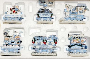 The North Carolina Tarheels Christmas Express  Danbury Mint