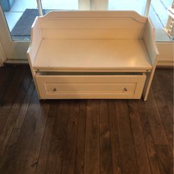 Bench With Storage Bin