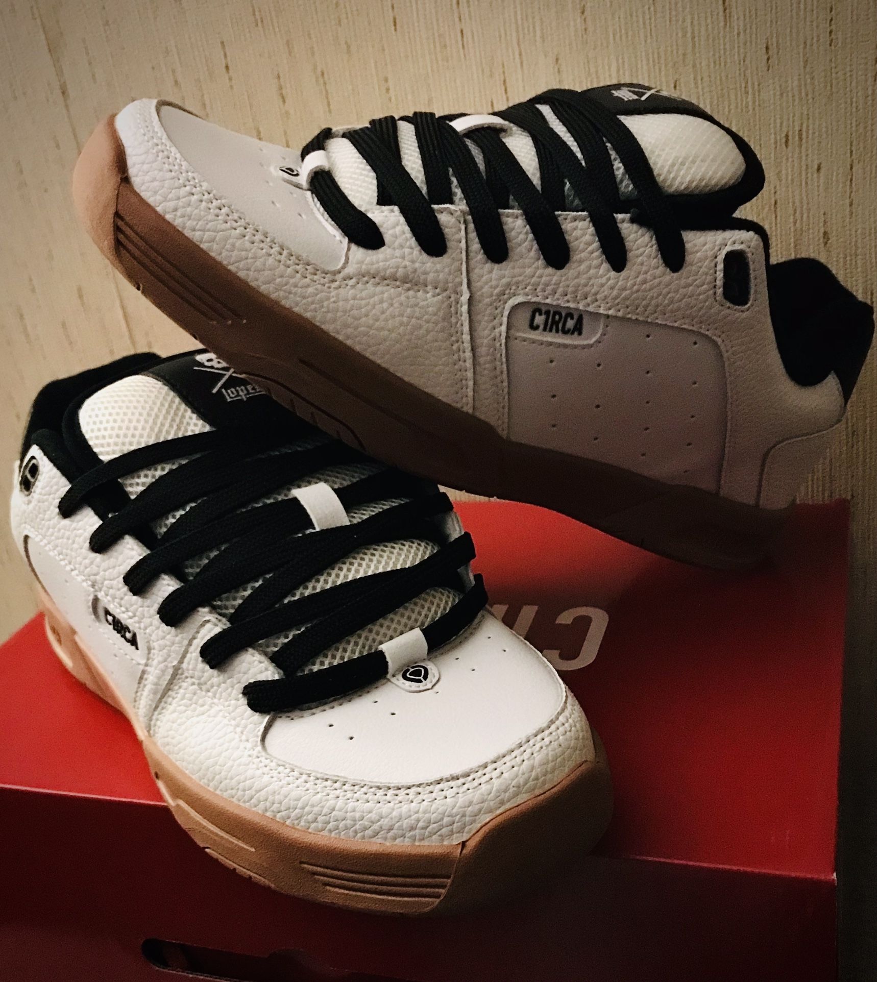 Circa C1rca Adrian Lopez 805 Classic Pro Skate Shoes White/Gum US 10