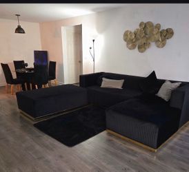 Black couch