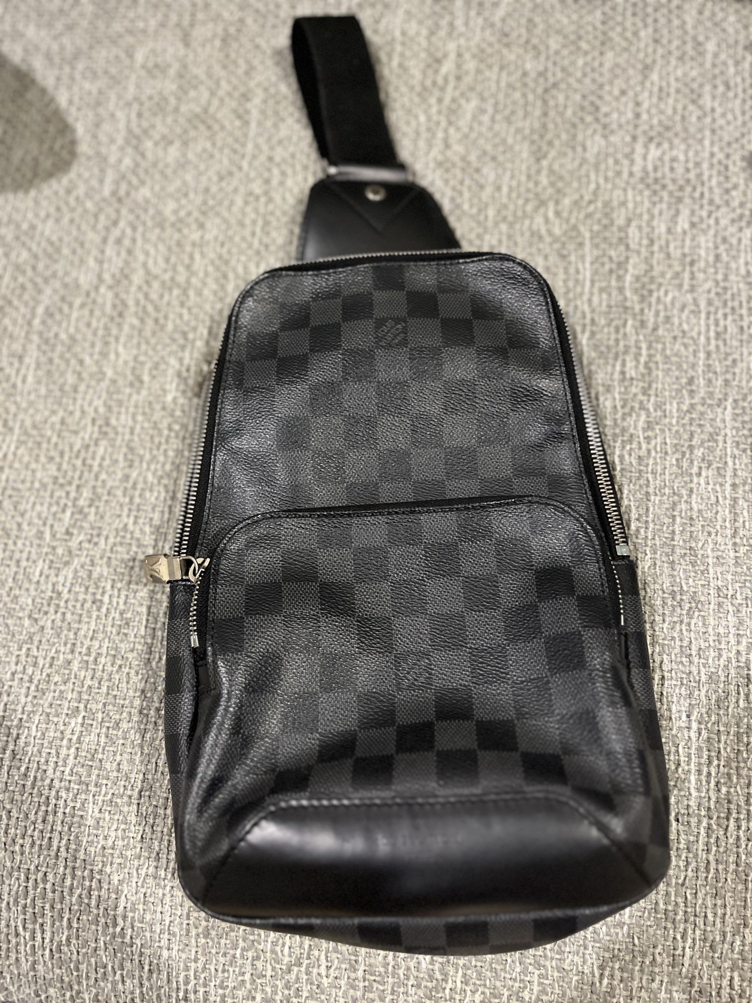 Men Damier Graphite Avenue Sling crossbody bag