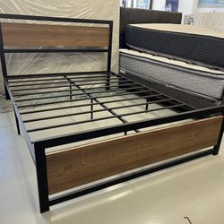 Platform Bed Frame Cool Look Sturdy Brand New Queen $228 Full $198 Twin $158