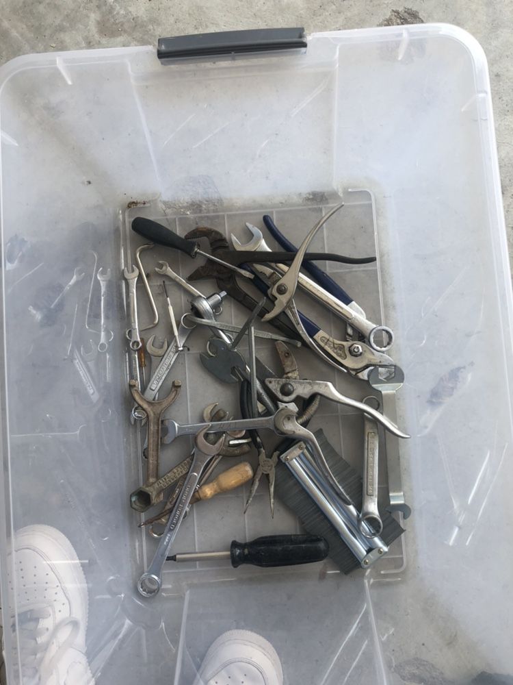 Box Of Tools With Toolbox
