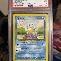 PSA 9 Squirtle #95 (2002) Pokemon Legendary Collection English
