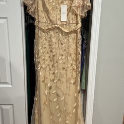 Gold Dress Size 14