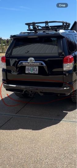 2010-2024 Toyota 4 runner parts rear trim Crome