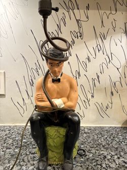 Chippendale Dancer Lamp ( Folk Art)