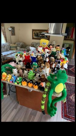 Stuffed toys 75 in total