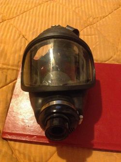 Msa firemans full face respirator/ gas mask