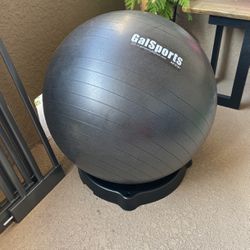Exercise Ball With Stand