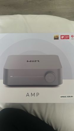 BNIB WiiM A M P- silver color- Steam elegance
