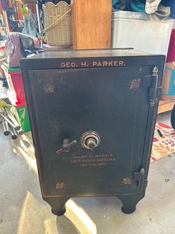 Antique Herring-Hall-Marvin Floor Safe