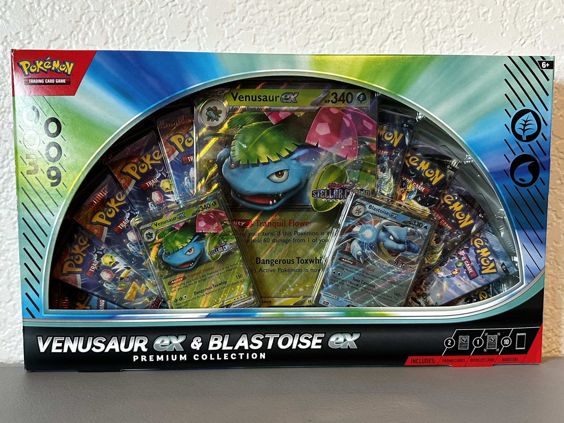 Venusaur ex Blastoise ex Premium Collection GameStop Exclusive - Pokemon TCG