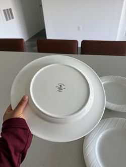 Royal Doulton Fusion Embossed Fine Bone China Plates
