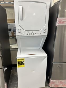⚡️⚡️ Never Used GE Washer And Dryer Combo Stackable! Electric Dryer⚡️⚡️