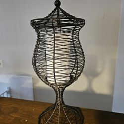 Partylite Wire Candle/potpourri  Holder Or Whatever.  Top Comes Off