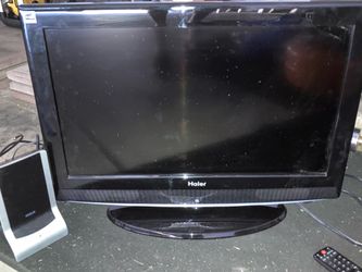 HAIRE 26” FLAT SCREEN, RCA DVD PLAYER & RCA ANTENNA