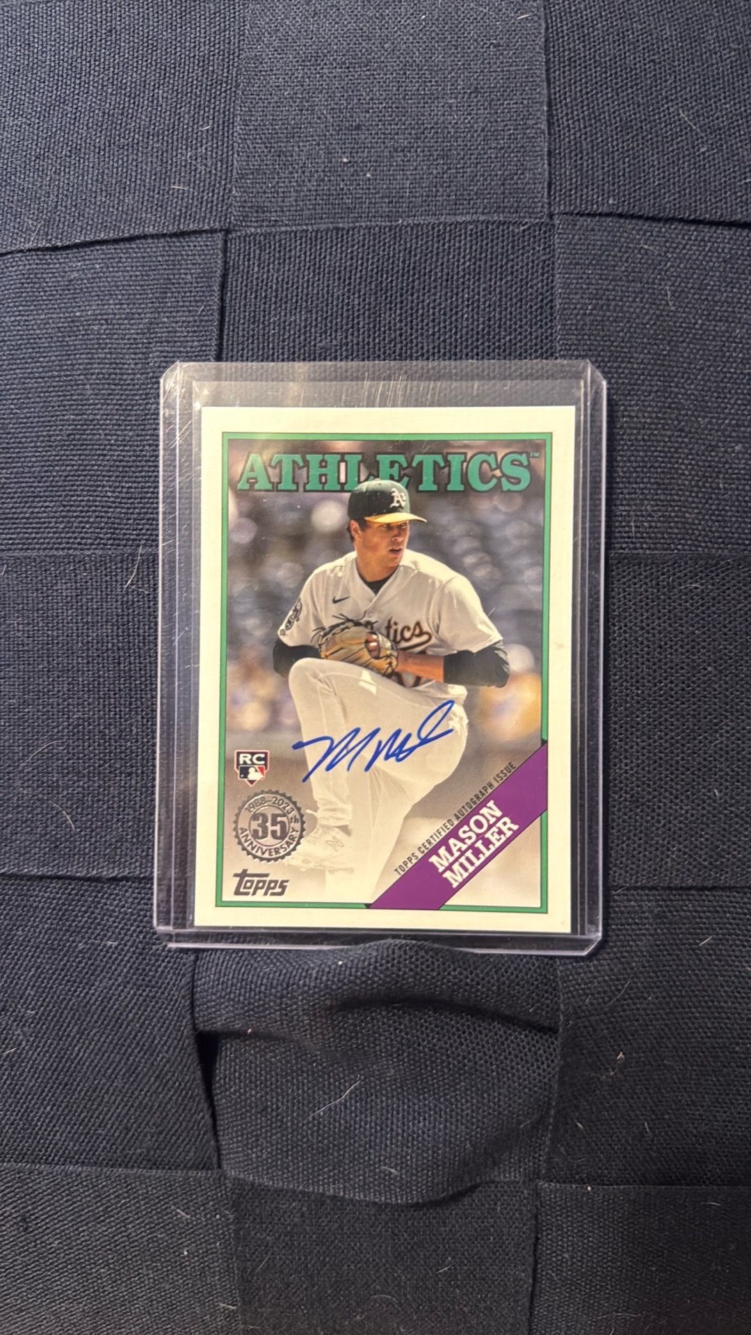 Mason miller on card Rookie Autograph