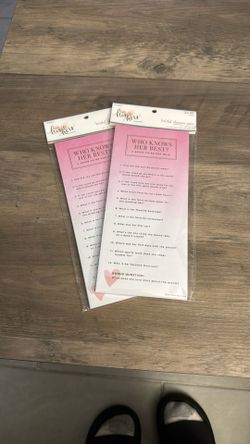Bridal Shower Game 