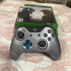 XBOX 1 Console, exclusive controller, and games