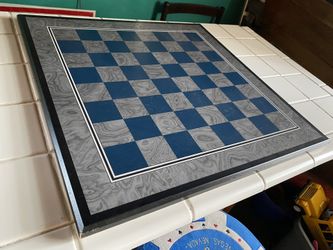 Checker Board Game Large 21” X 21” Wood