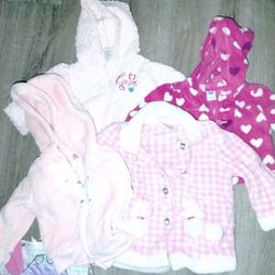 Beautiful  Pink Baby Jackets / Perfect For Cold , Rainy Weather