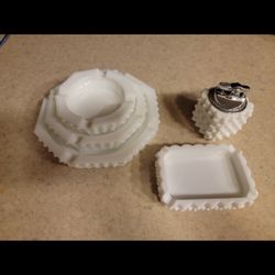 Antique Milk Knobb Glass