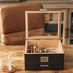 Glass Top Humidor