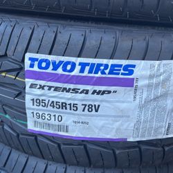 195/45/15 Toyo Extensa HP2