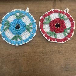 Handmade Crochet Trivets 