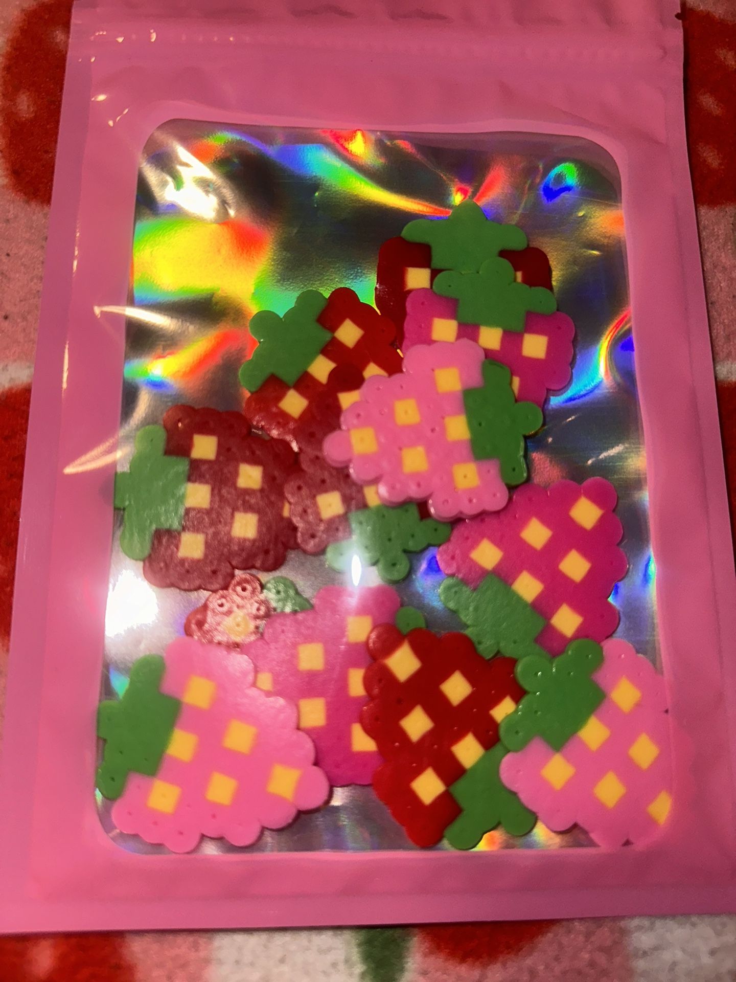 Pack Of Strawberry Perlers