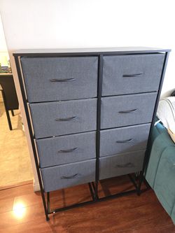 YITAHOME Dresser - Fabric Storage Tower, Organizer Unit for Bedroom, Living Room, Hallway, Closets - Sturdy Steel Frame, Wooden Top & Easy P