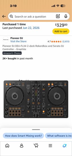 PIONEER DJ deck