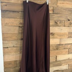 Zara Satin Skirt Size L