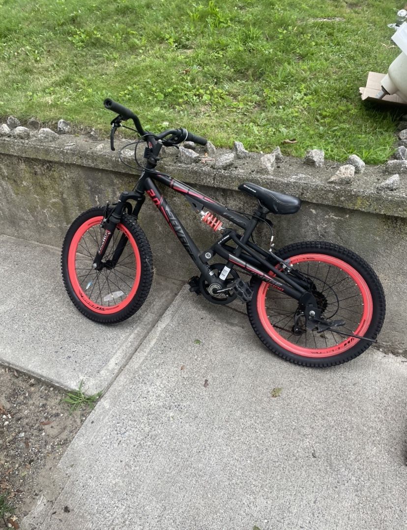 red bike