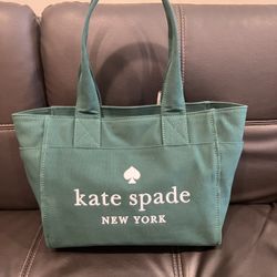 kate Spade Tote Bag (deep jade color)